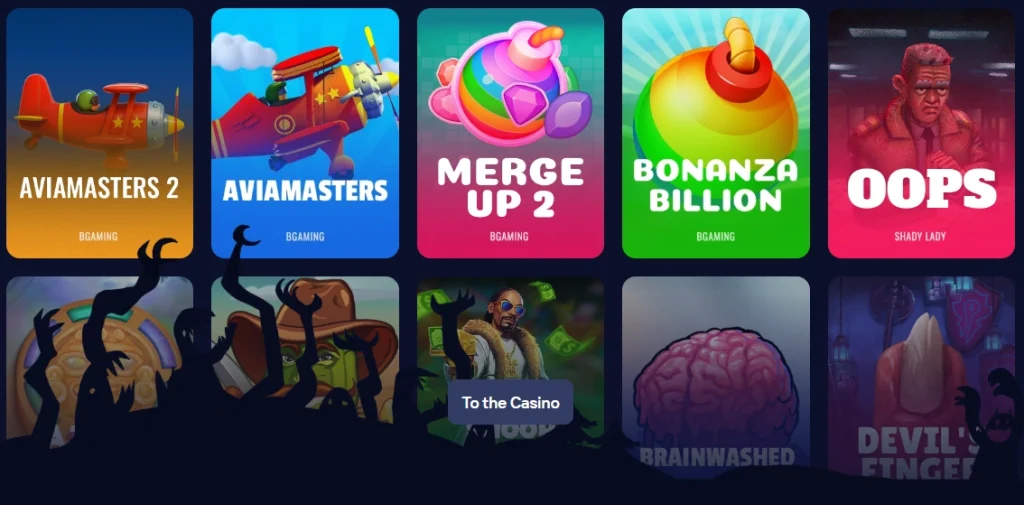 Smash Casino affiliate-landningssida förhandsgranskning
